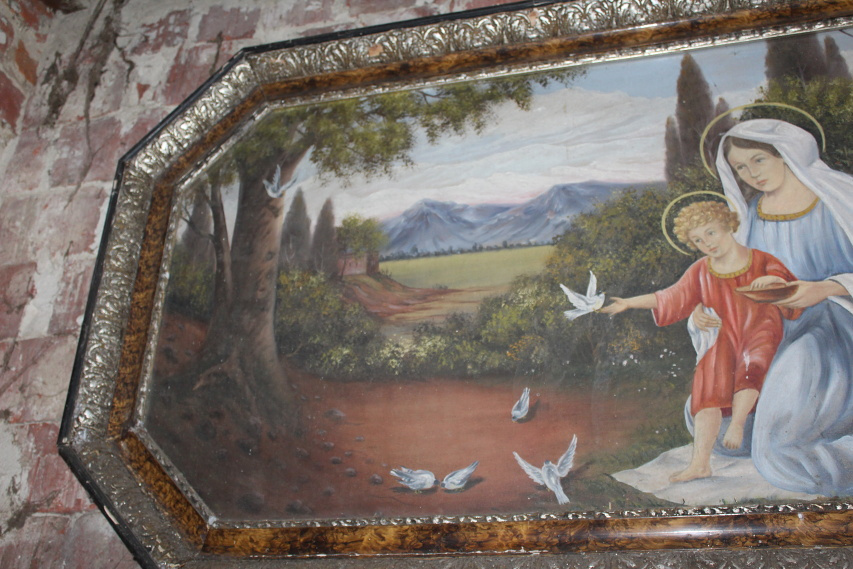 Olejomalba,Starý obraz zo Sakrálnou tématikou - 3
