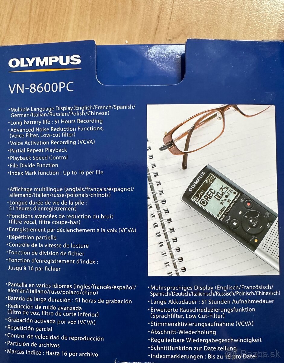 Diktafón Olympus - 3