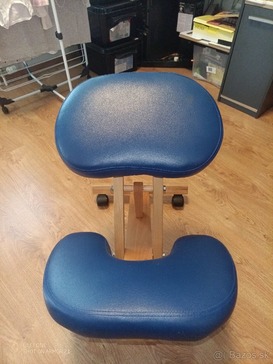 Drevená klakacia stolička - 3