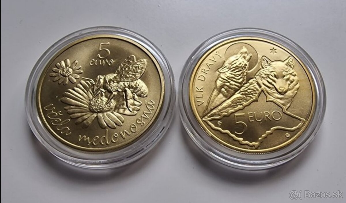 Slovensko 5€ mince Fauna a flóra - 3