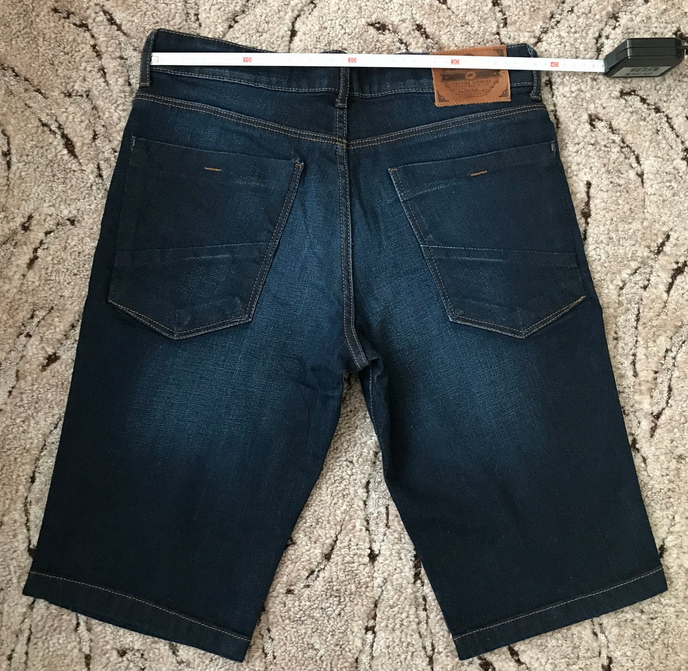 Slim fit rifľové kraťasy W 30 - 3