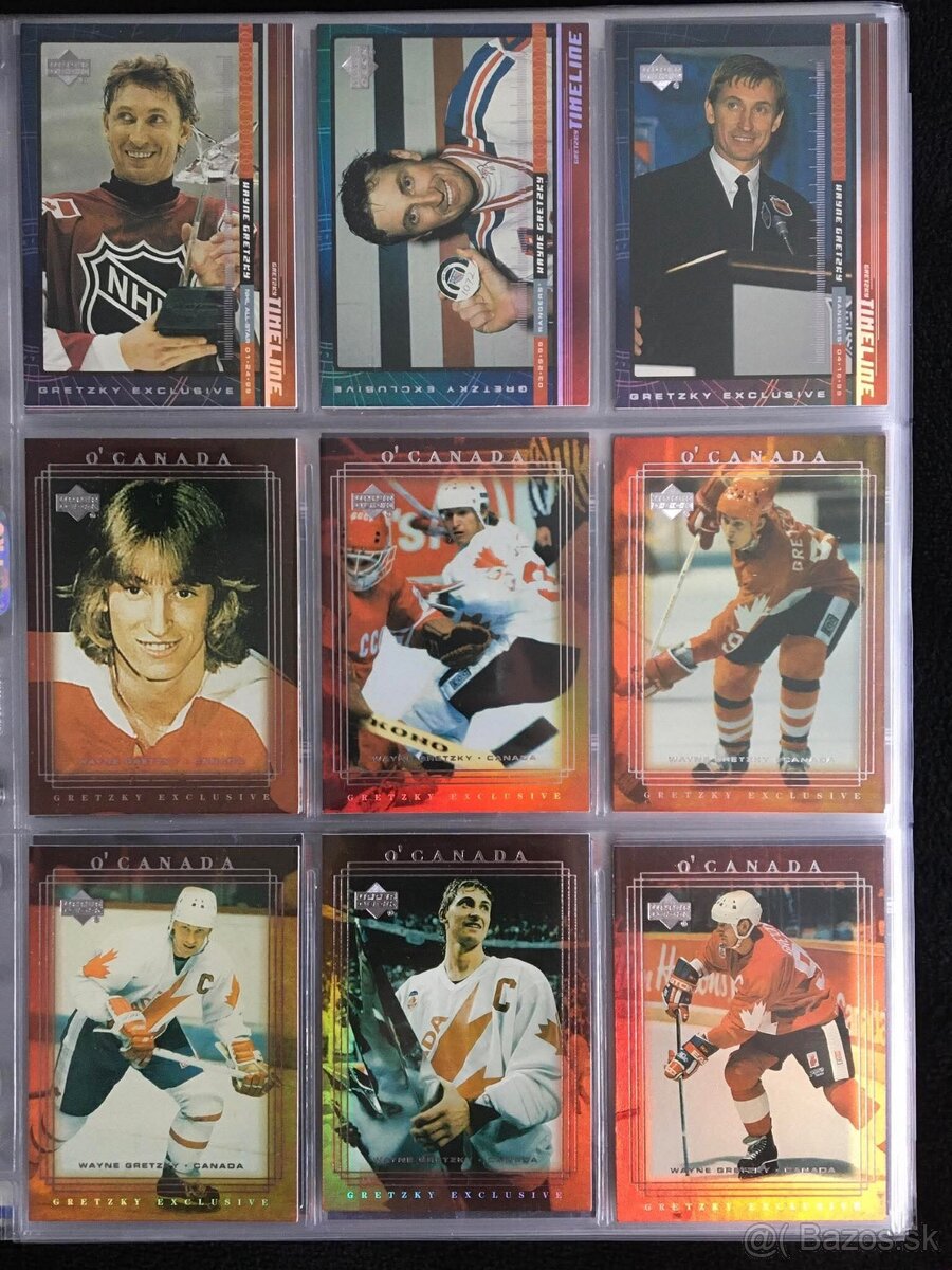 Wane Gretzky hokejove kartičky Gretzky exclusive set 1-99 - 3
