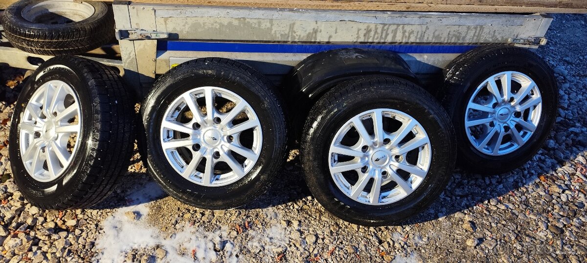 Pneumatiky+hliníkové disky Ford transit custom 2020 - 3