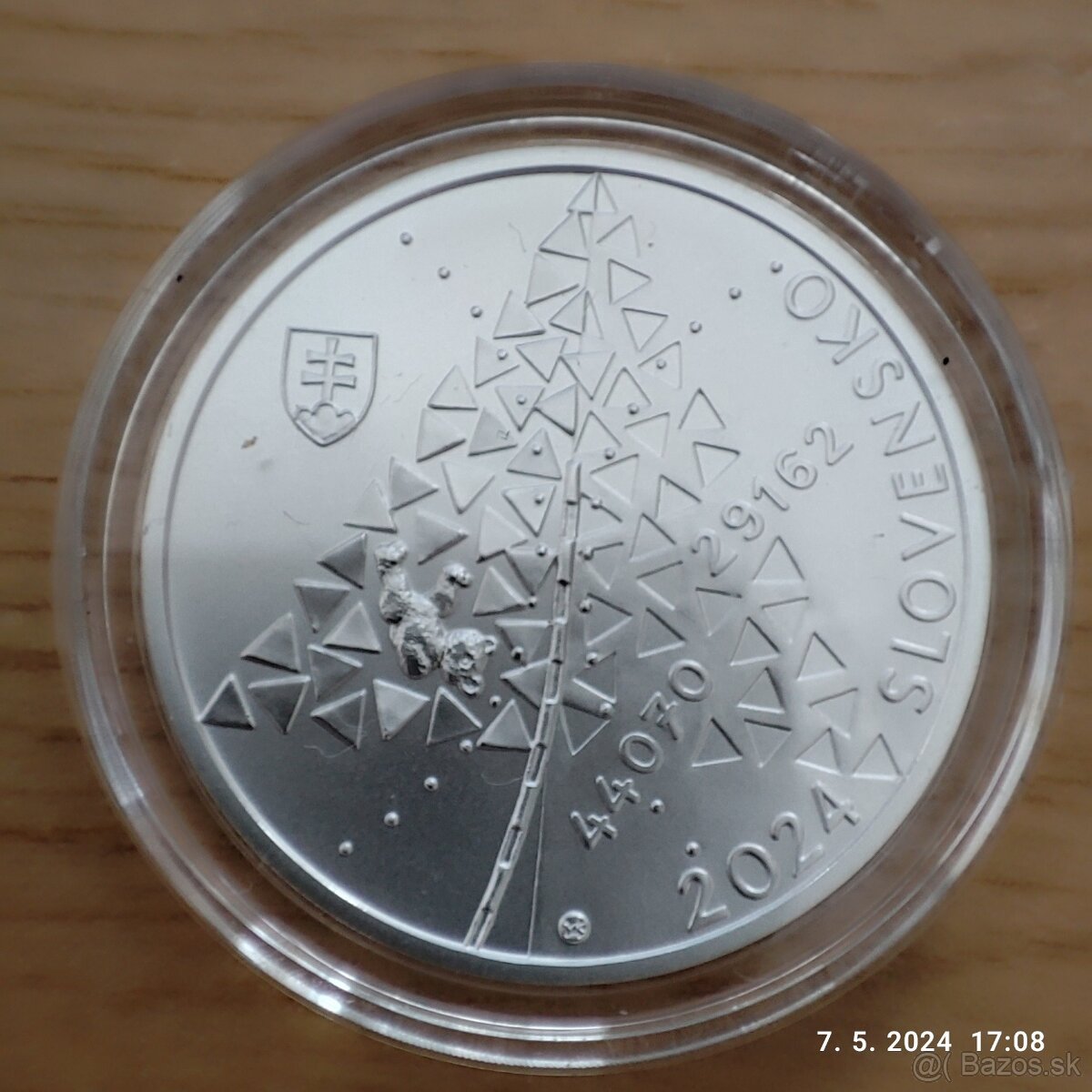 Predám strieborné zberateľské euromince BK - 3