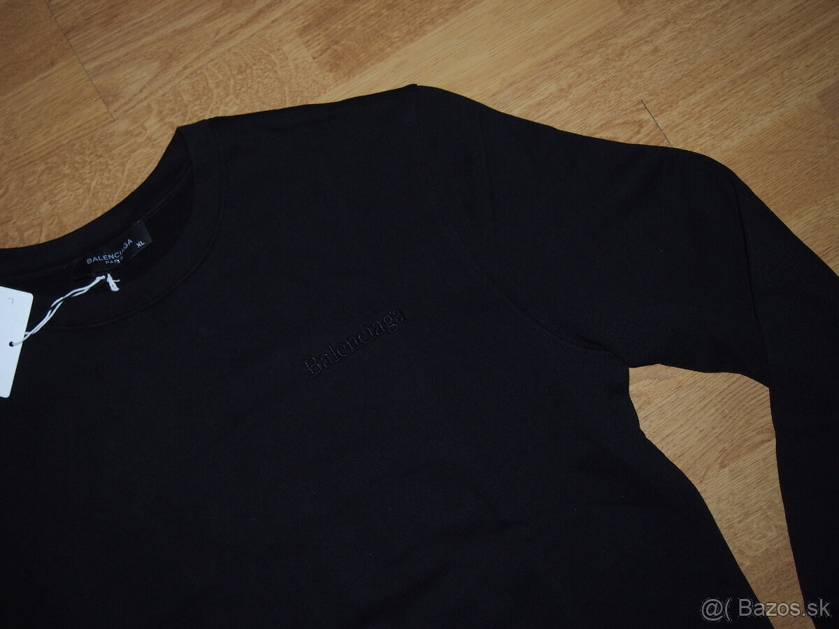 Balenciaga pánska mikina čierna - 3