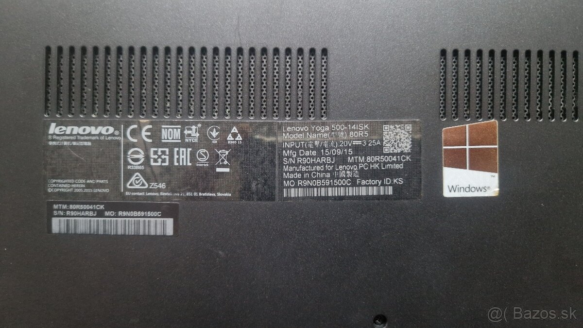 Lenovo Yoga 500 na nahradne diely - 3
