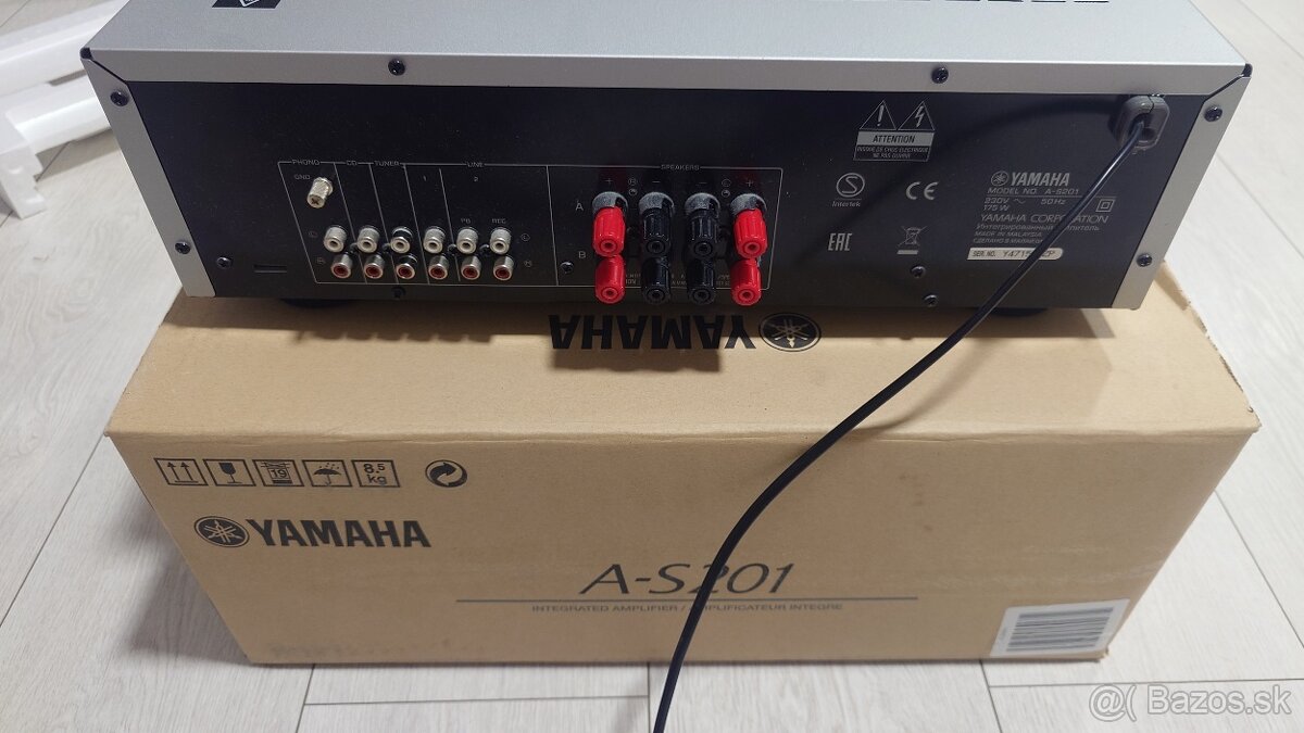 Zosilňovač Yamaha A-S201(Strieborný) - 3
