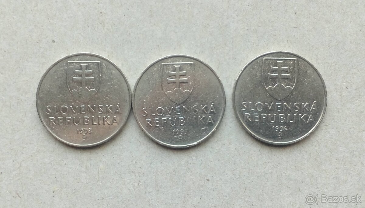 Československé a slovenské mince. - 3