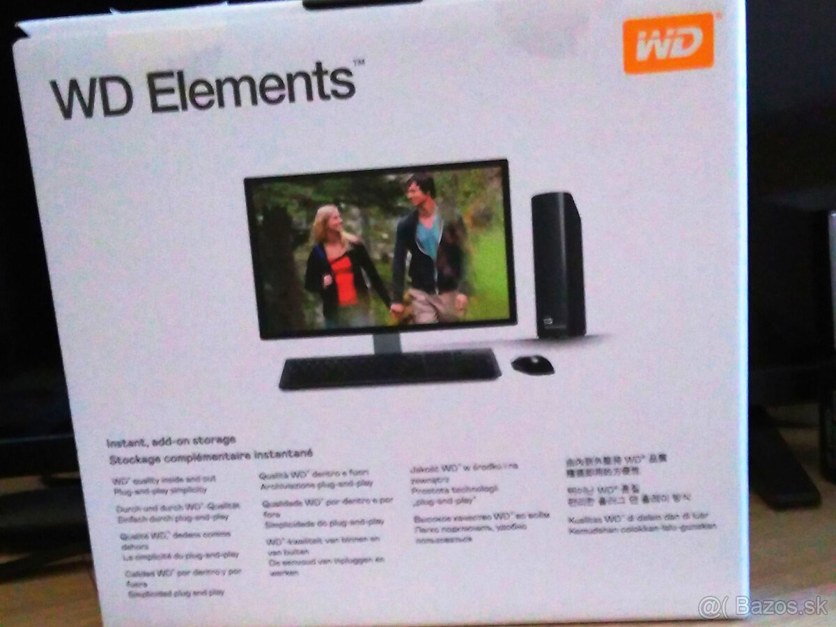 Externý disk WD Elements Desktop 14 TB - NOVÝ - 3