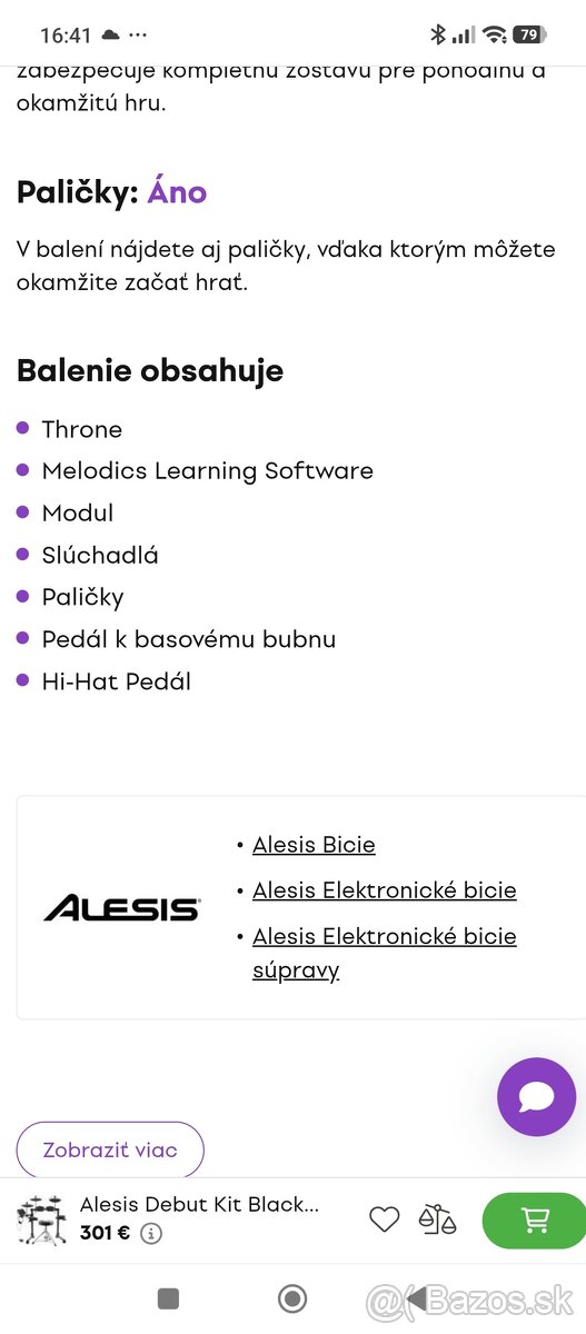 Bicie sada Alesis - 3