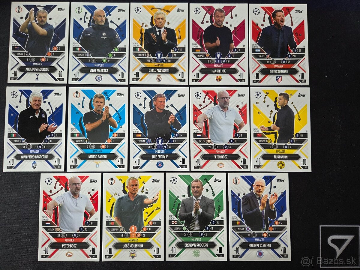 Futbalove karticky TOPPs a Panini - 3
