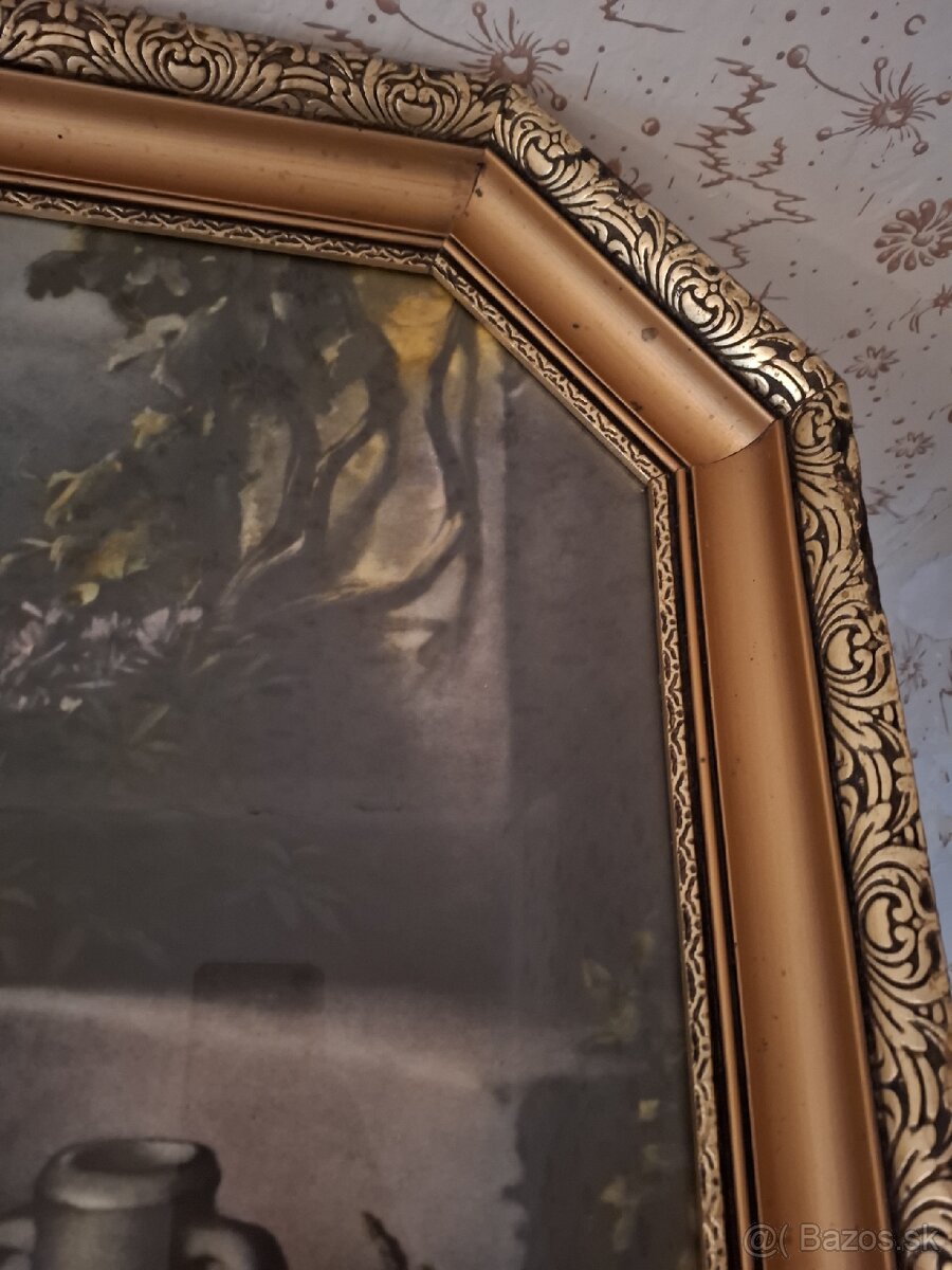 Veľký obraz v zlatom ráme - 3