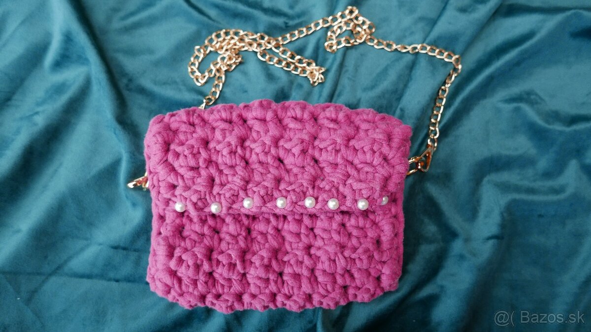Predam mini háčkovanú kabelku - 3