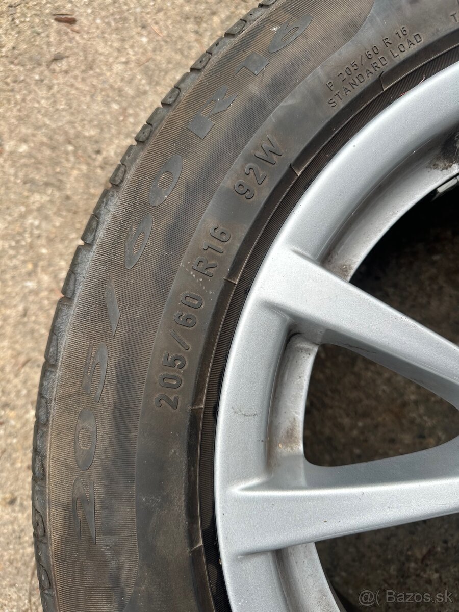 Disky s letnými gumami bmw 5x120 205/60 r16 - 3