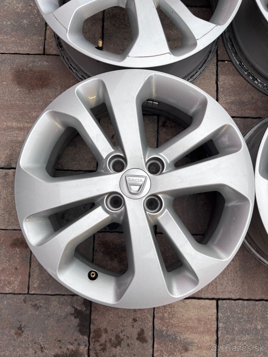 Orig. hliníkové disky Dacia R16, 4x100 - 3