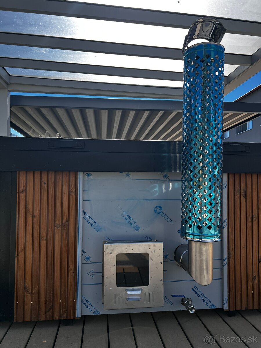 Luxusná kúpacia kaďa na drevo - 3