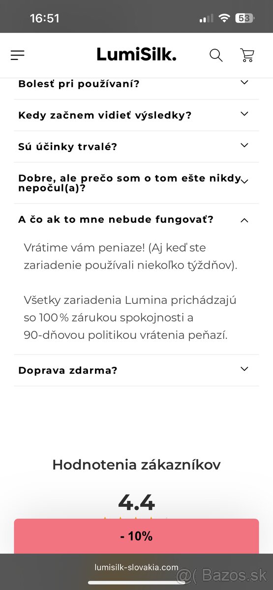 IPL epilator LUMINA - 3