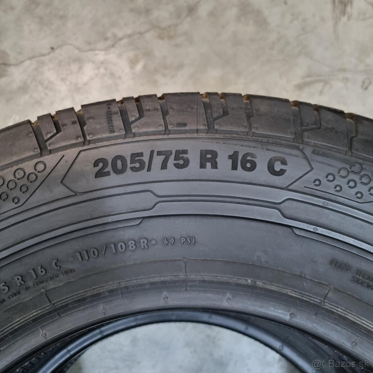 Letné dodávkové pneumatiky 205/75 R16C CONTINENTAL - 3