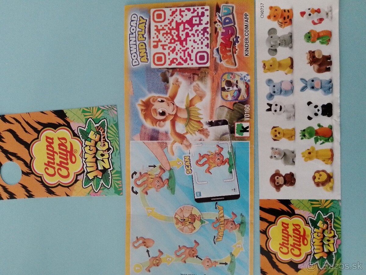 Set Kinder figúriek-zvieratká+ zdarma Kinder JOY figúrky - 3