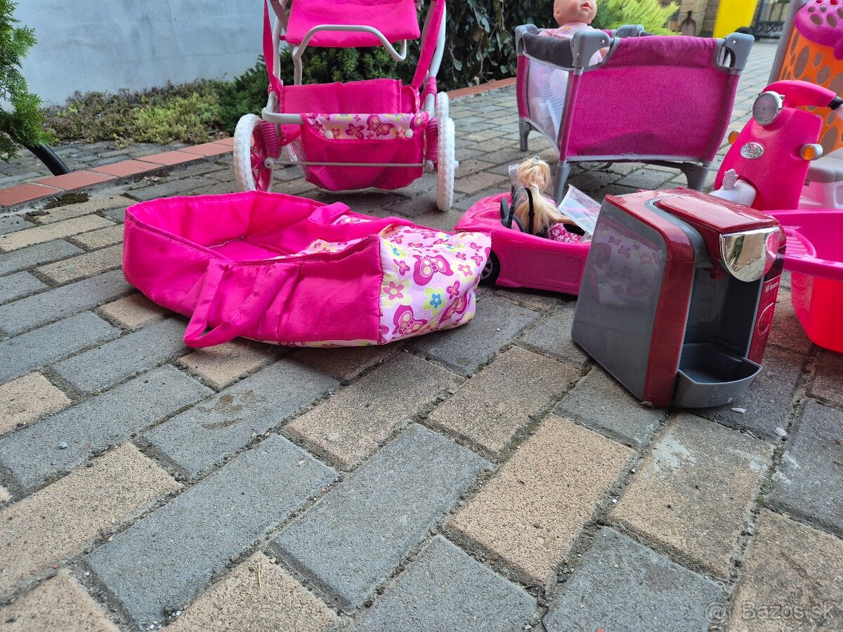 Set pre deti, kocik, babiky, postielka, skuter, taska - 3