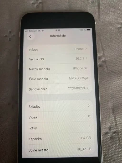🍏 iPhone SE 2022 – TOP stav, žiadne problémy, 125 € 🍏 Pre - 3