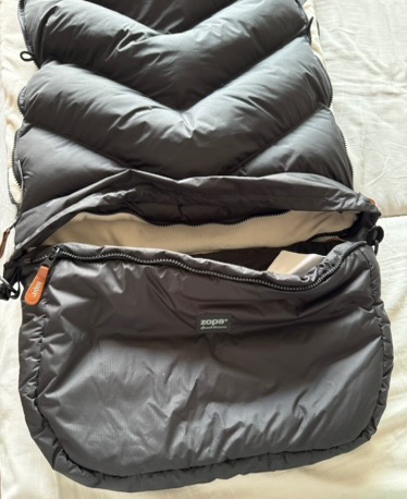 Predám Zimný fusak Zopa Fluffy Combi čierny - 3