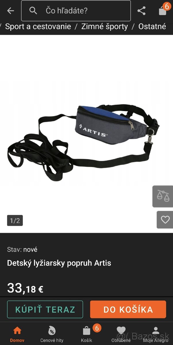 Predám detské lyžiarske popruhy Artis - 3