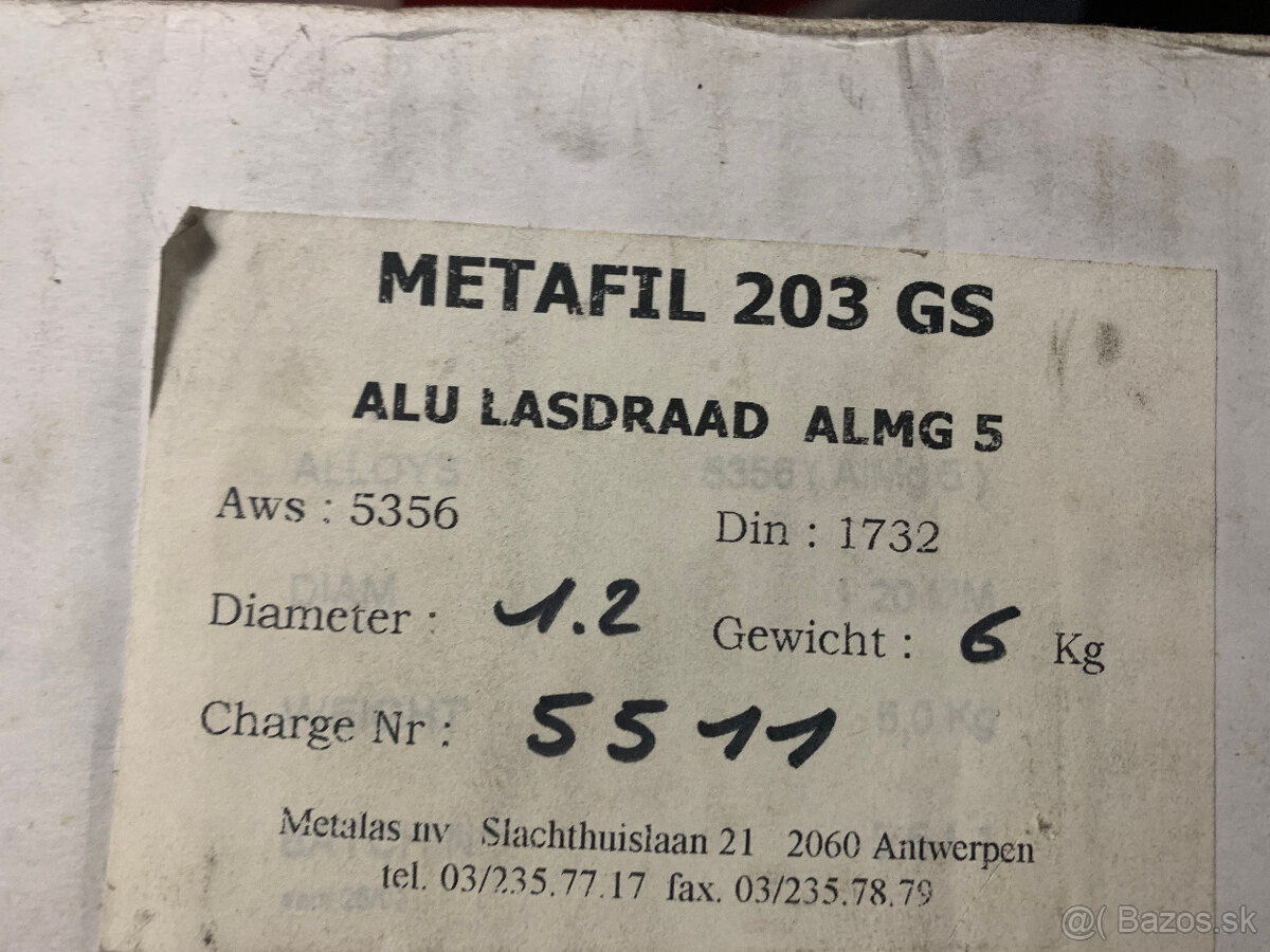 Zvárací hliníkový drôt 1,2 6kg - 3