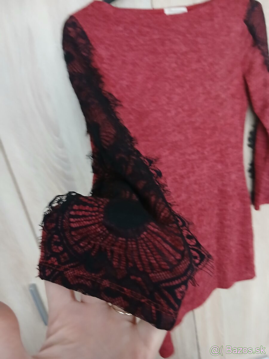 Saty bordove svetrikove s/m - 3