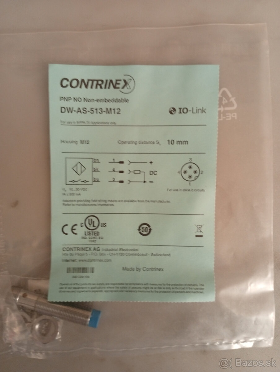 Indukčné snímače CONTRINEX - 3