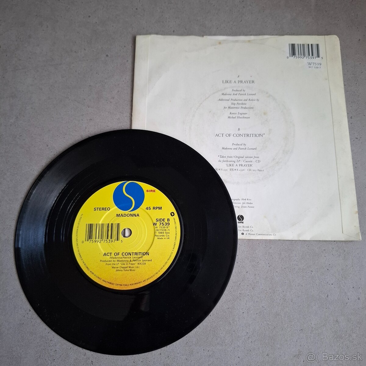 Madonna – Set 4x 7" singlov No1 - 3