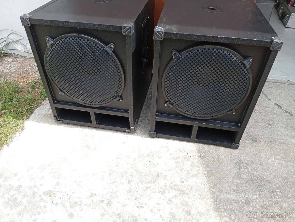 Basové reprobedne 15" 600/1200W - 3