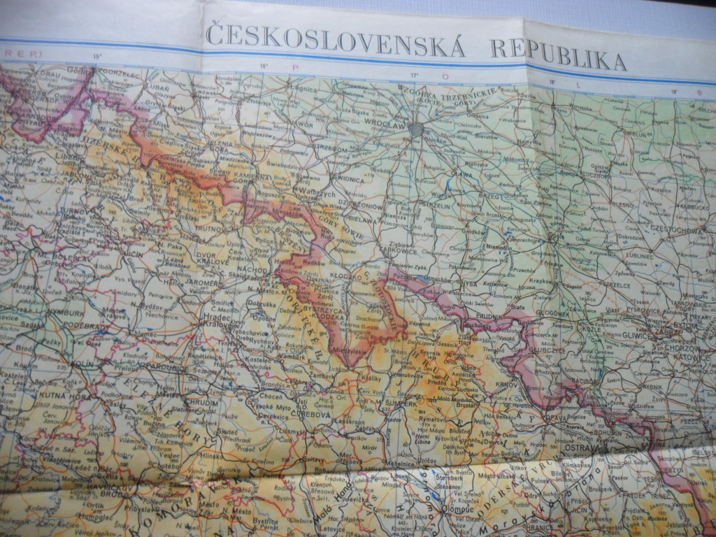 3 x mapy - ČESKOSLOVENSKÁ REPUBLIKA - 2,50 € - 3