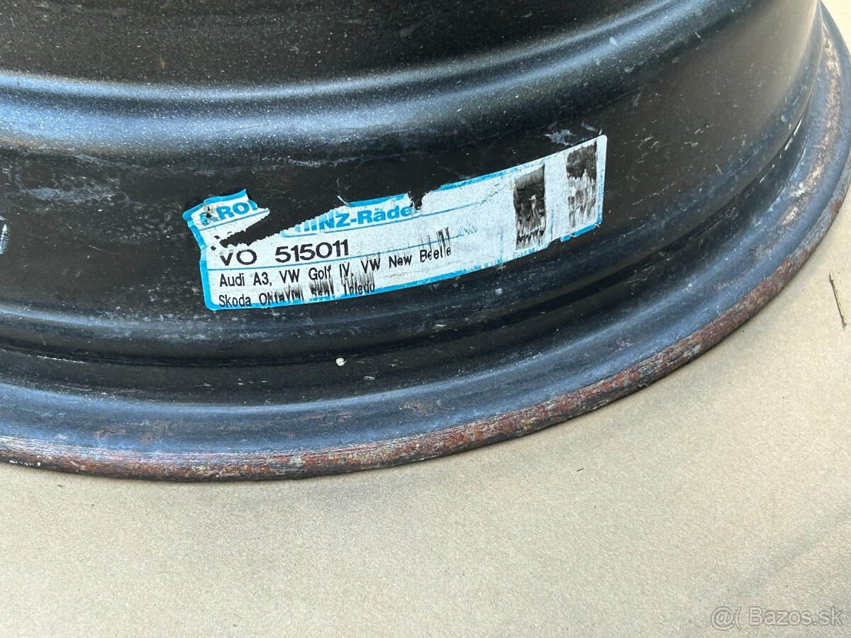 Plechové disky R15 5x100 ET38 – 4ks - 3