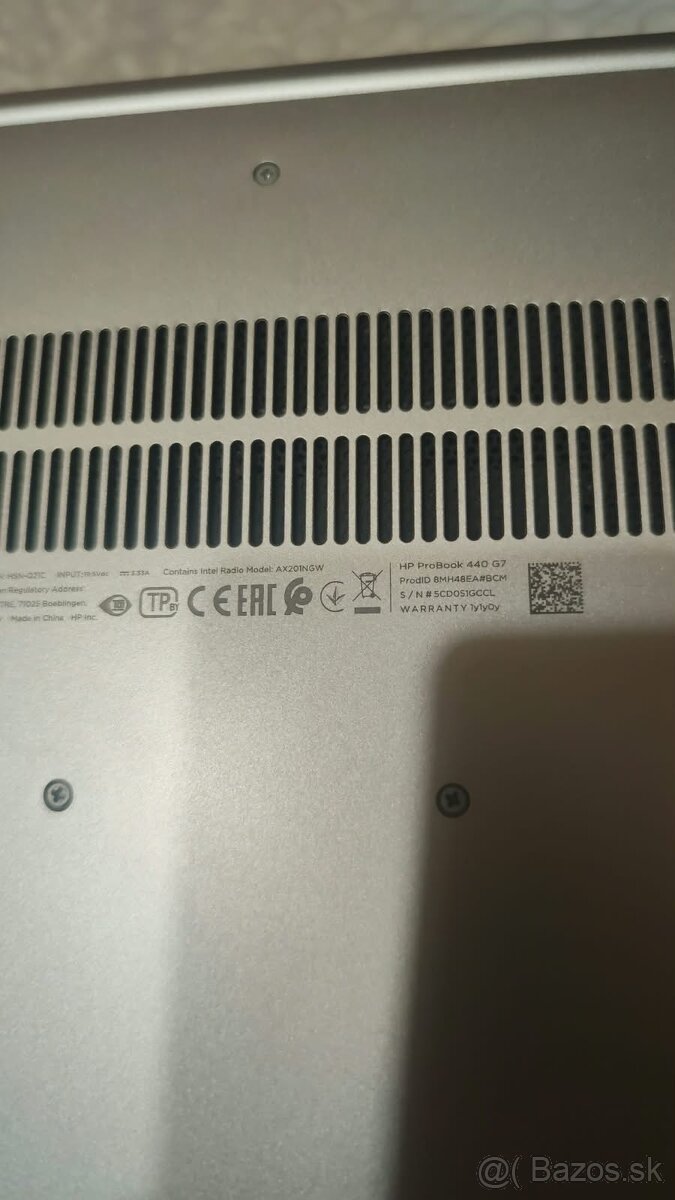HP ProBook 440 G7 prasknutý displej - 3