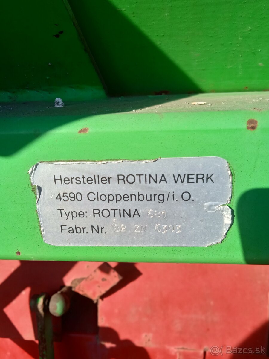 Predám Rozmetadlo hnojiva Rotina 681 - 3