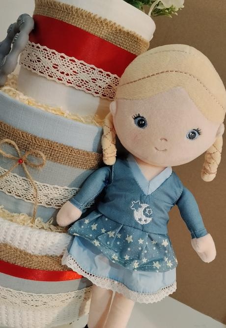 Plienková torta Modrý sen - pre dievčatko - 3