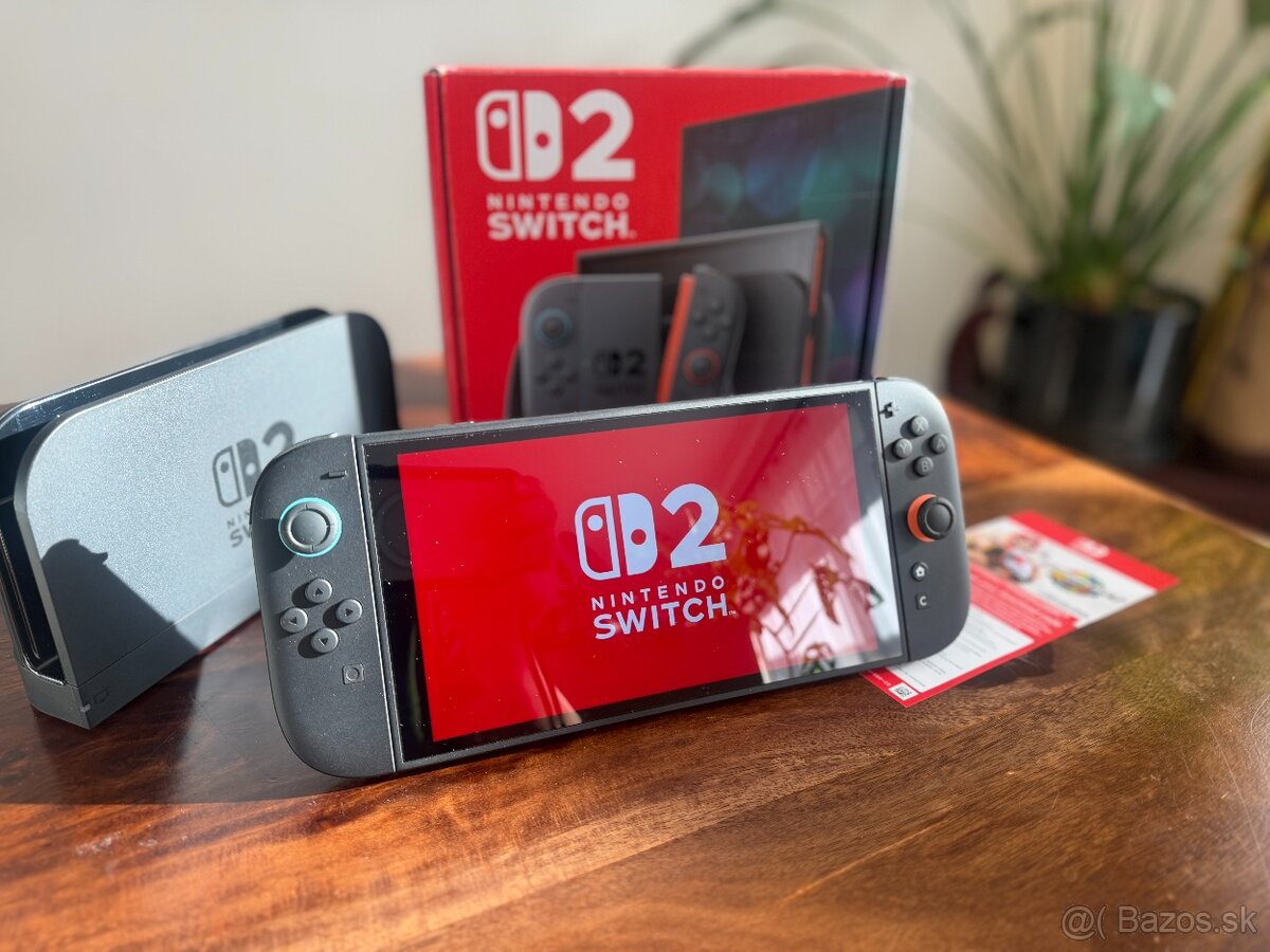 Nintendo Switch 2 + puzdro + Joy-Con + Mario Kart World - 3