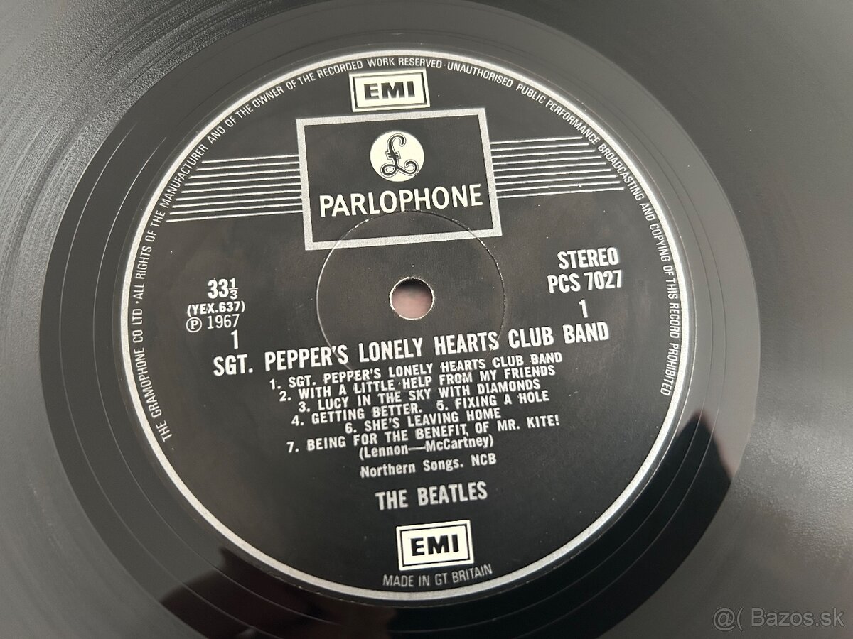 UK VYDANIE 1980 Beatles -SGT PEPPER - 3