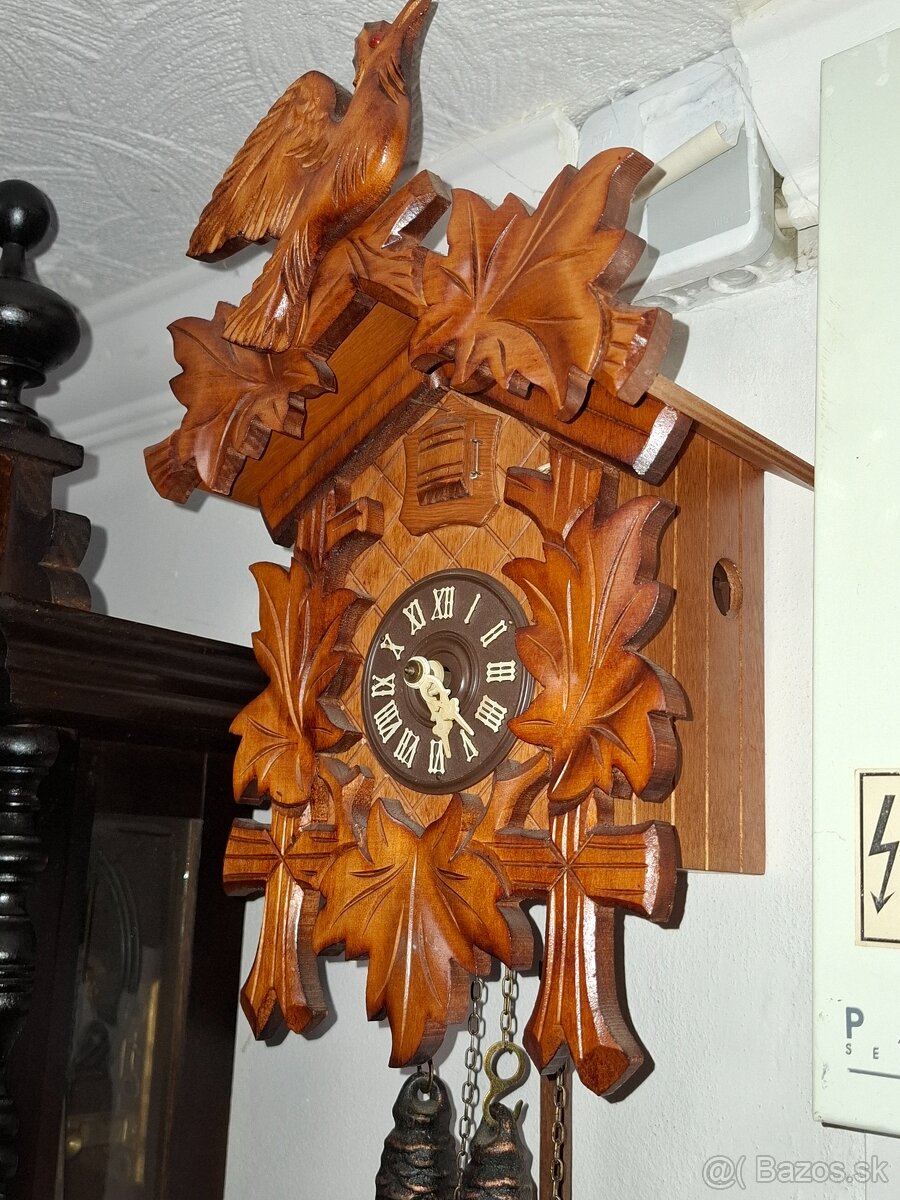 Predám funkčné kukučkové hodiny kukajú pol a celú hodinu 85 - 3