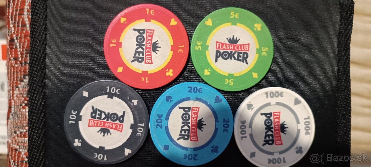 Predám keramické žetòny na poker alebo iné casino hry - 3
