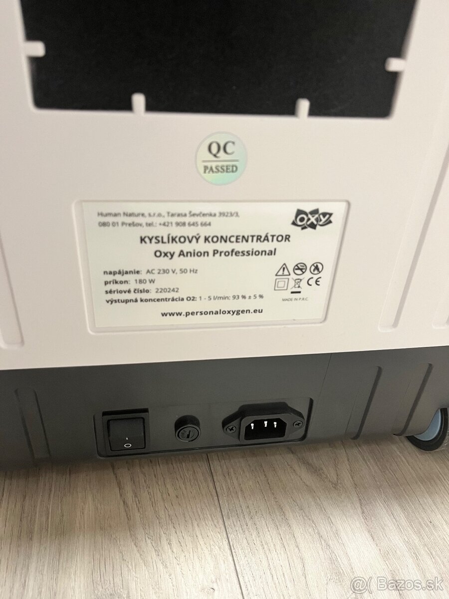 Kyslikovy koncentrator - 3