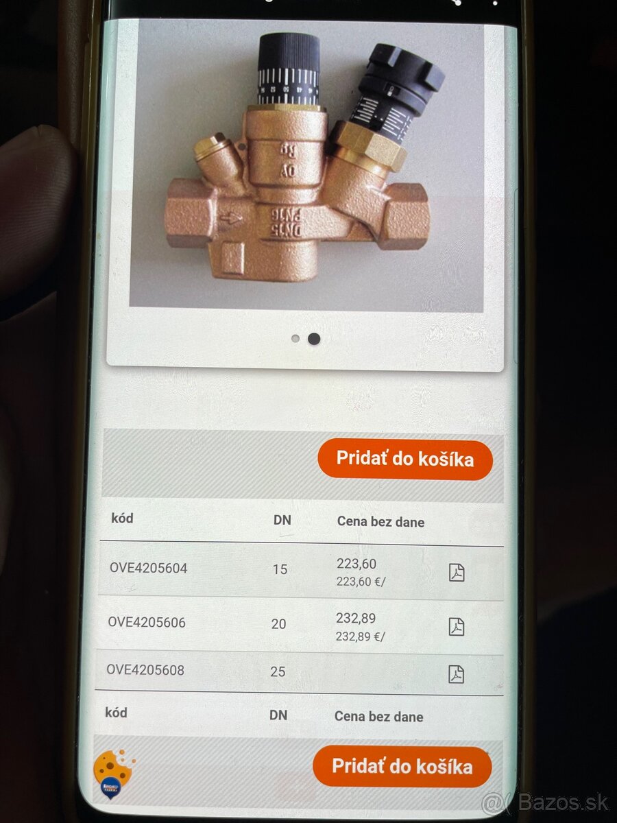 Termostaticky regulacny ventil (2x) - 3