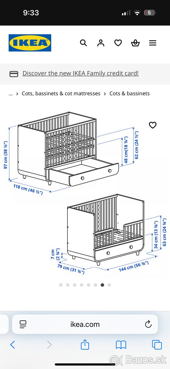 Ikea Myllra postieľka - 3