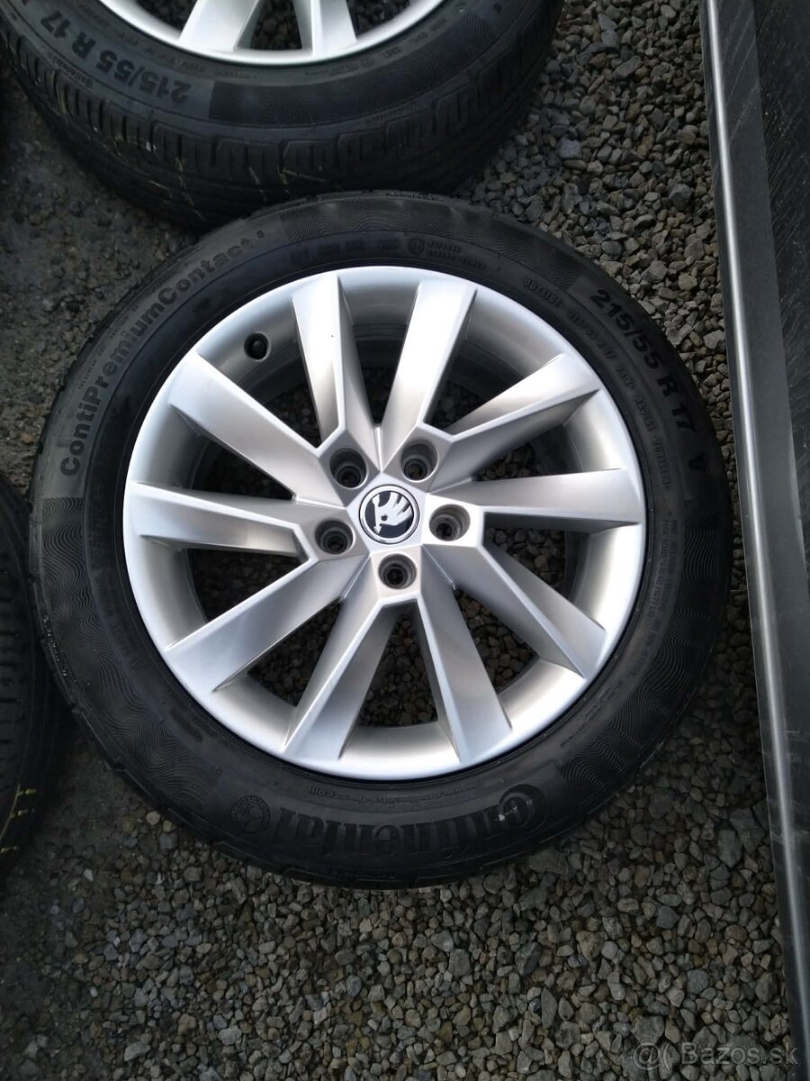 Alu Škoda Superb 3,VW originál. - 3