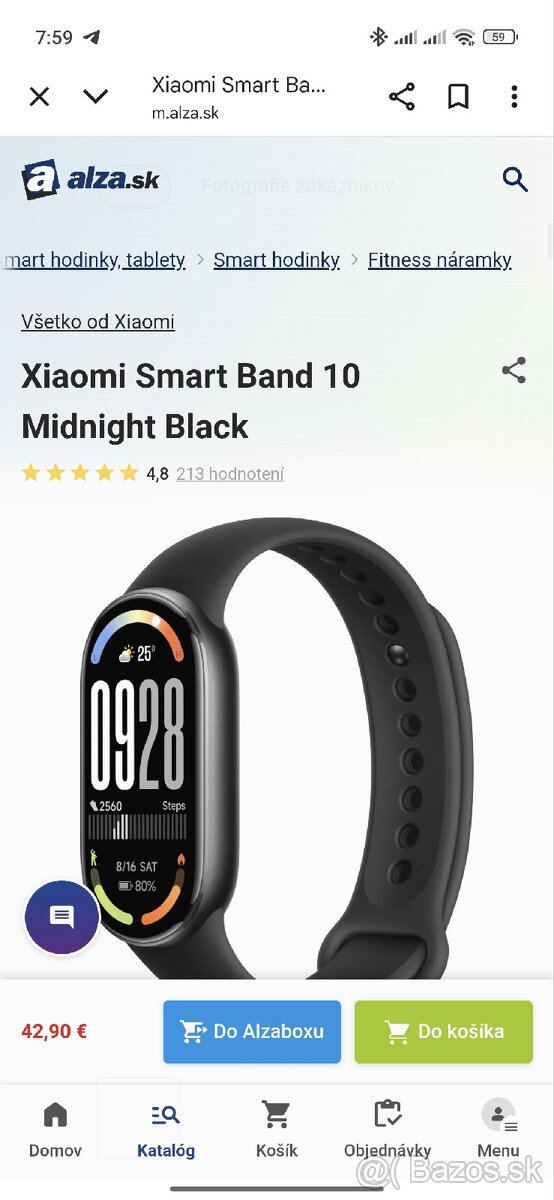 Smart náramok xiaomi band 10 - 3