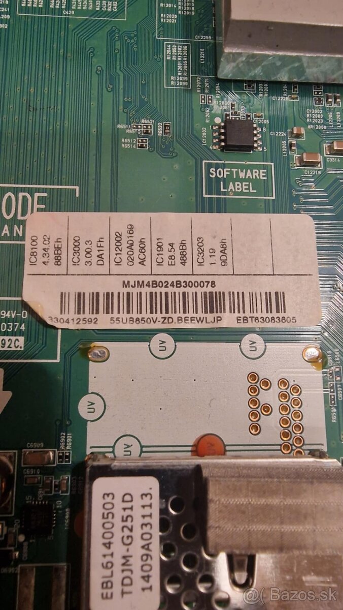 TV - LG - 55UB850V - EAX65684604 - 3