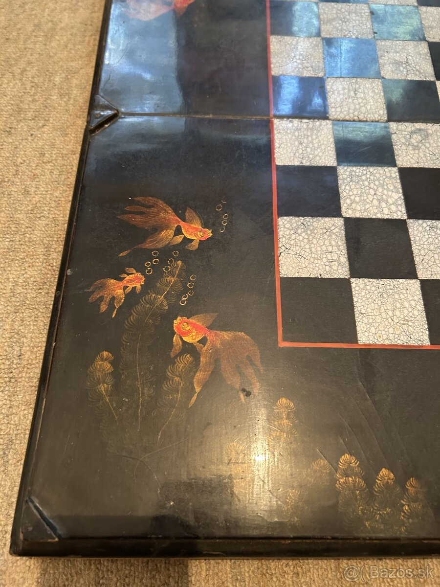 Starozitna sachovnica 64x58 cm - 3