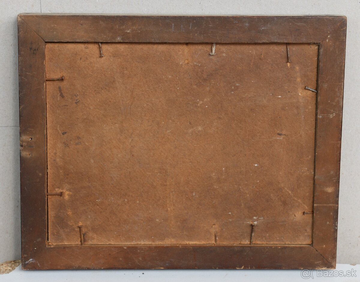 Starý grafický list z 19. storočia - 3