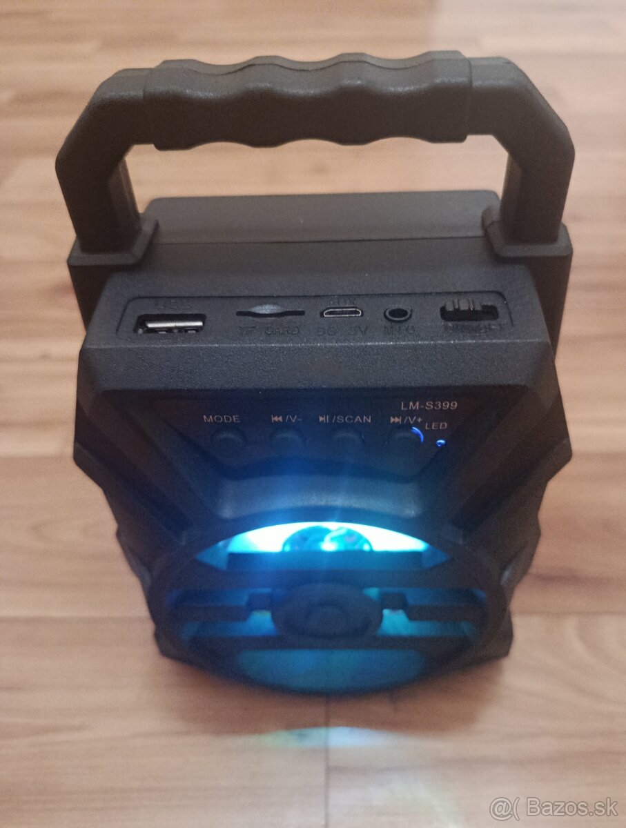 Bluetooth Párty box s USB a microSD - 3